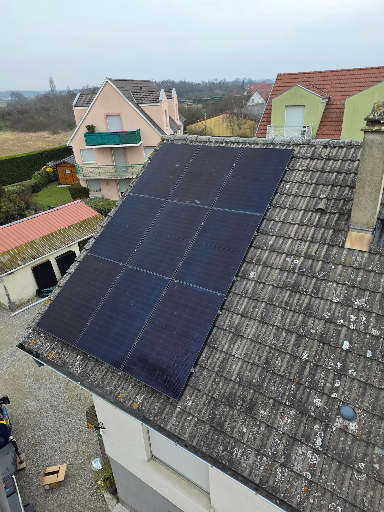 Installation de panneaux photovolta&iuml;ques pr&egrave;s de Strasbourg et S&eacute;lestat Rixheim